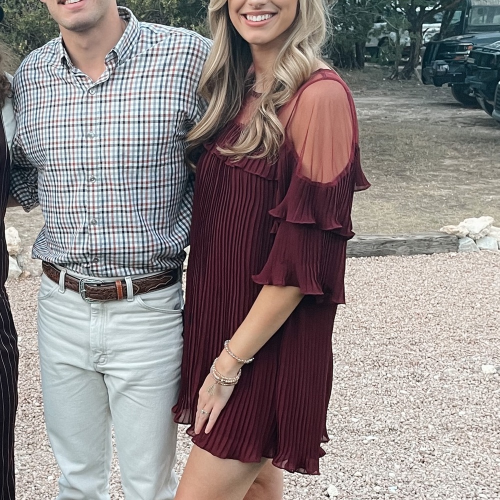 Maroon Dress